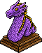 Purple Dragon Lamp