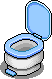Blue Loo Seat
